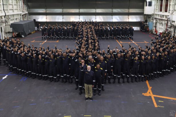 INS Vikrant hosts PM Modi this Diwali, celebrating India’s innovation, naval might, and Atmanirbhar Bharat vision.