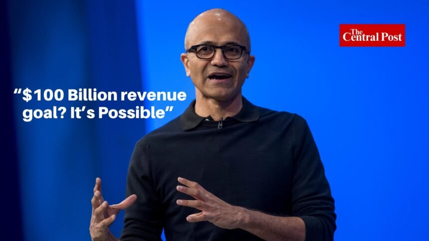 Microsoft supports OpenAI’s $100 Billion revenue goal, Satya Nadella explains why