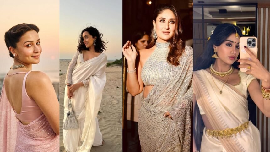 Bollywood celebrities in saree