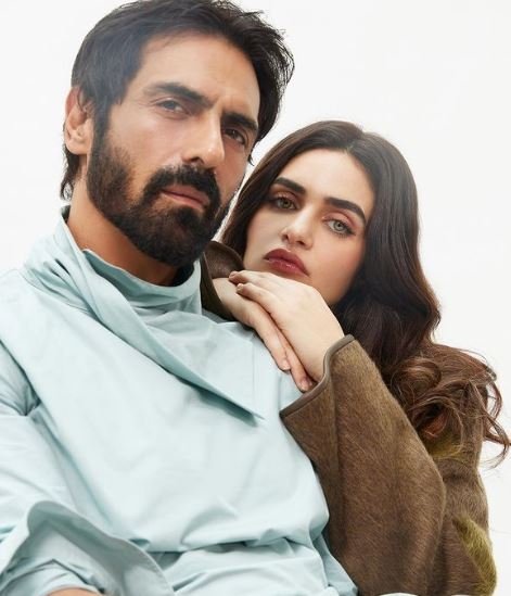 Arjun Rampal and Gabriella Demetriades