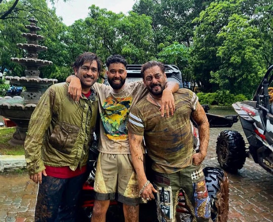 Salman Khan’s Muddy Throwback With MS Dhoni and AP Dhillon Goes Viral Ahead of His 60th Birthday