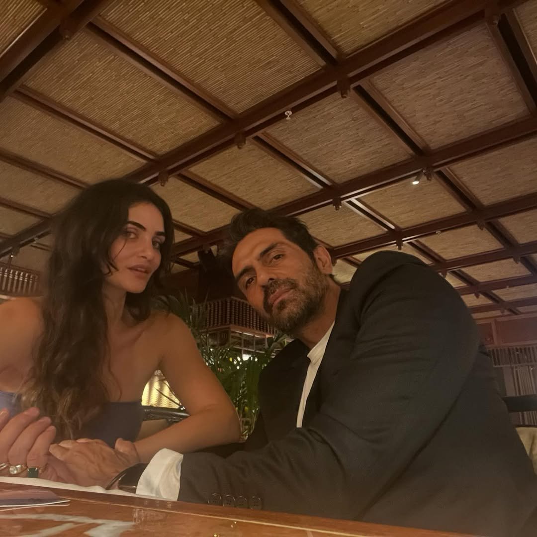 Arjun Rampal and Gabriella Demetriades