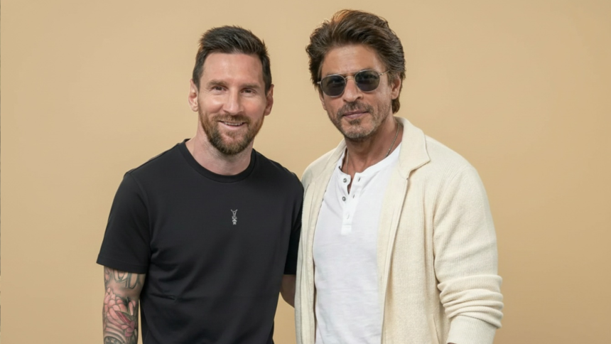 Lionel Messi Meets King Khan in Kolkata, GOAT India Tour Begins With a Viral Bang