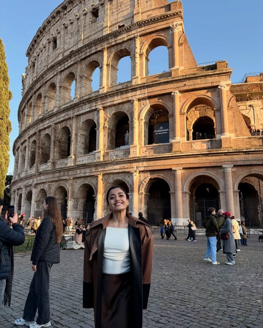 Rashmika Mandanna’s Rome Getaway