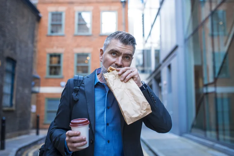 Eating too fast can lead to unintended weight gain and increase the risk of certain diseases.
AzmanL / Getty Images