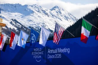 World Economic Forum 54th Annual Meeting at Davos, Switzerland, Minister of Petroleum and Natural Gas of India Hardeep Singh Puri present