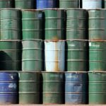stack of oil barrels
