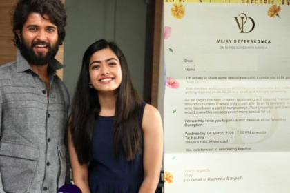 Vijay Deverakonda and Rashmika Mandanna’s Wedding Card Goes Viral, February 26 Wedding Date Sparks Massive Buzz