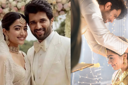 Rashmika Mandanna and Vijay Deverakonda’s Teams Distribute Sweet Boxes Outside Udaipur Venue, Sharing Wedding Joy