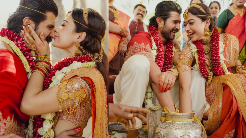 Rashmika Mandanna and Vijay Deverakonda Are Married: First Glimpses from Their Dreamy Udaipur Wedding Win Hearts