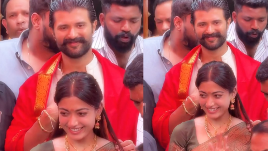 Newlyweds Vijay Deverakonda and Rashmika Mandanna Seek Blessings at Tirumala Temple After Grand Wedding