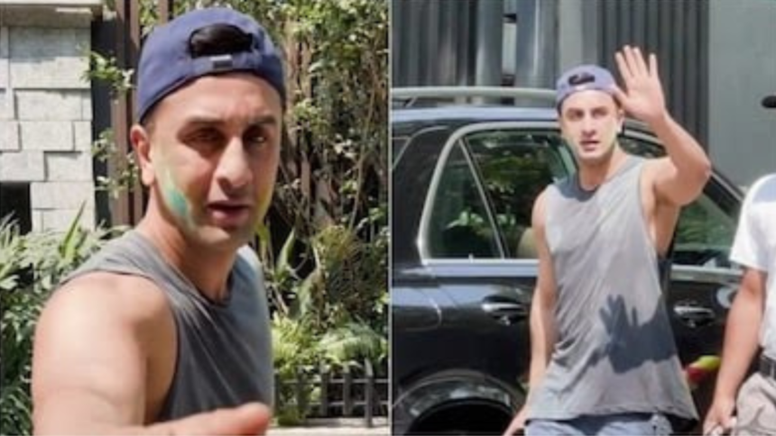 Ranbir Kapoor Celebrates Holi 2026 With Daughter Raha in Bandra, Clean Shaven Look Sparks Buzz Around Love And War