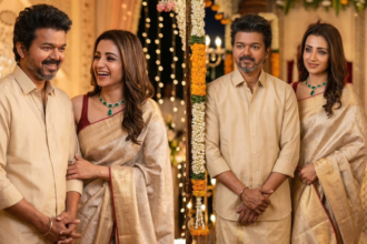 Vijay and Trisha Krishnan Spotted Together at Wedding Reception; Appearance Sparks Buzz Amid Personal Life Reports